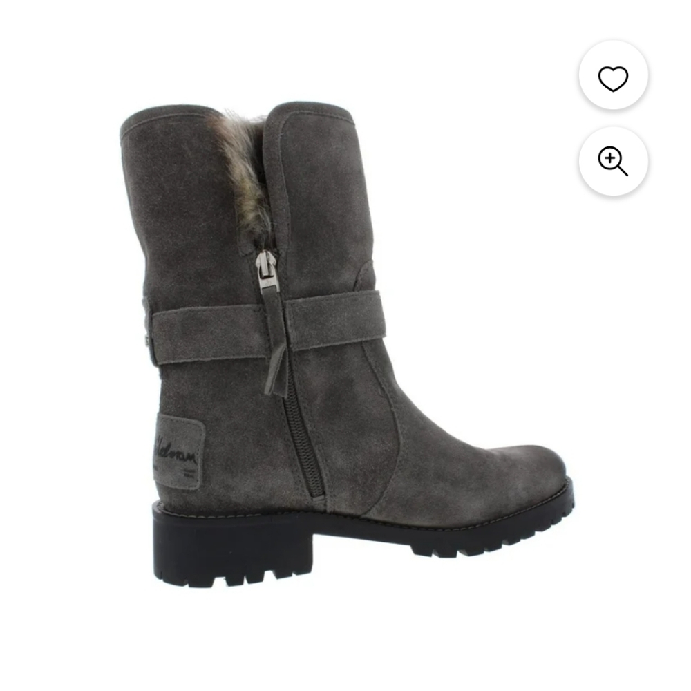Sam Edelman Jeanie faux fur‎ suede boots